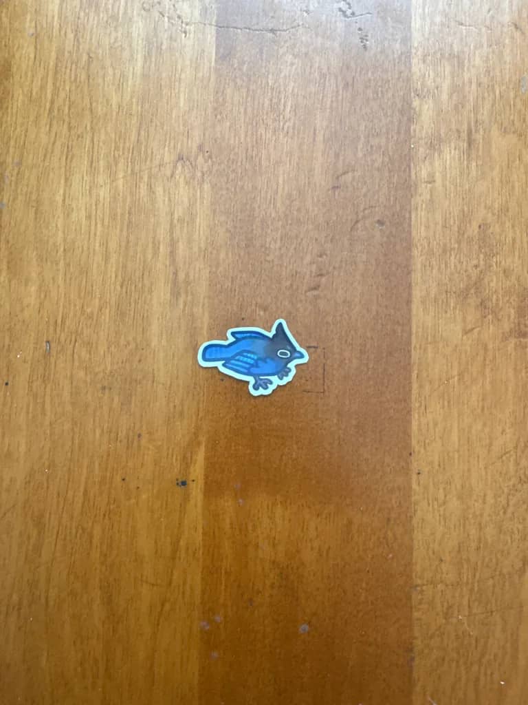 BotM Sticker Club - 11/23 (Steller’s Jay) - Chibi