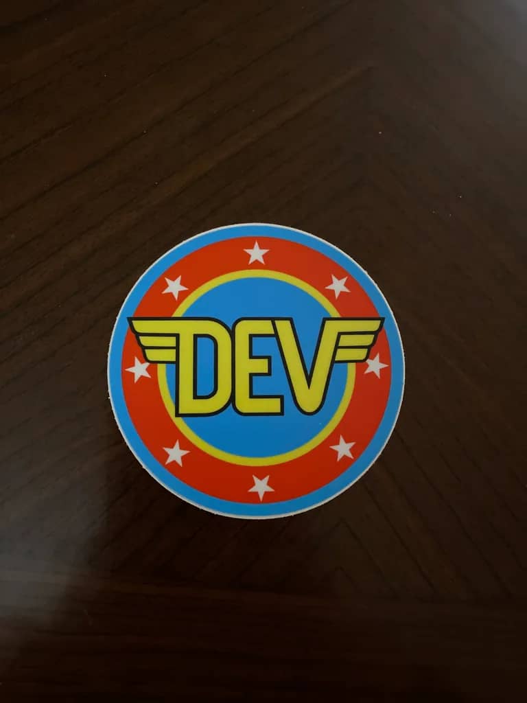 dev.to - Superhero Logo