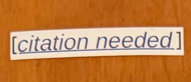 citation needed