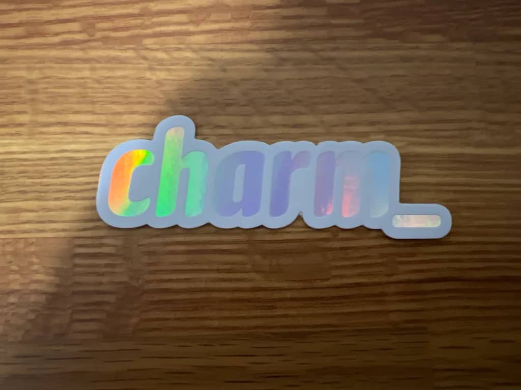 Charm - White Logo