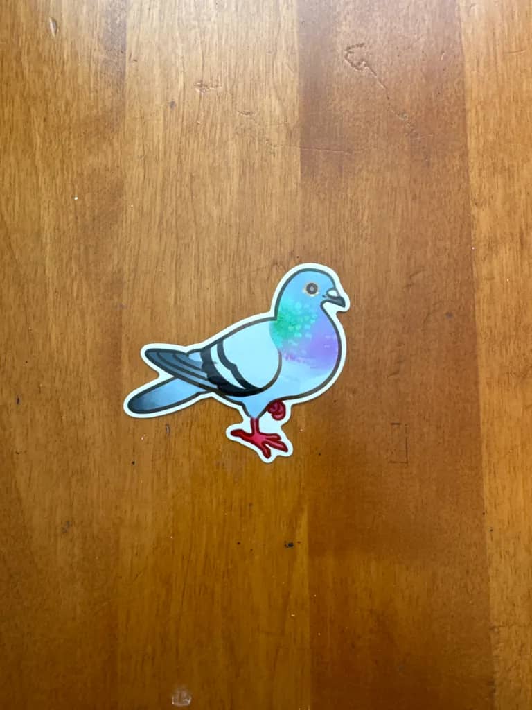 BotM Sticker Club - 4/24 (Rock Pigeon) - Full