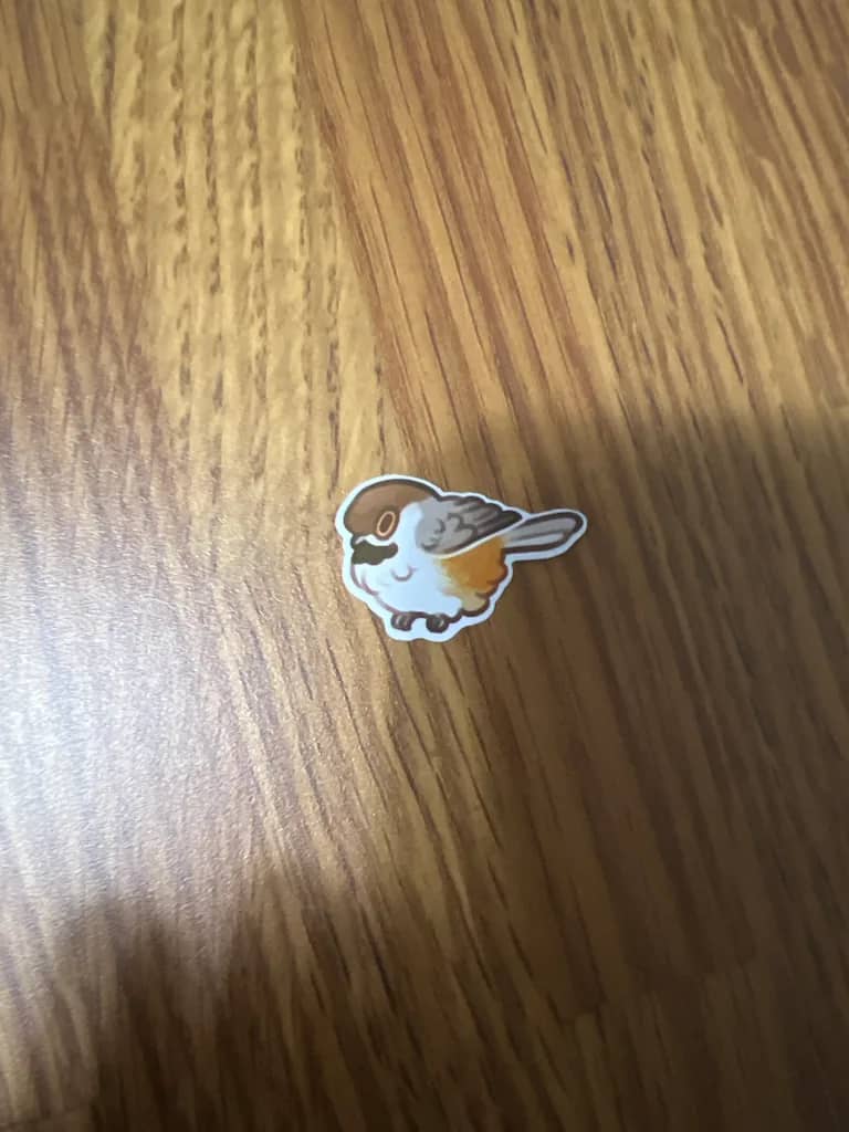 BotM Sticker Club - 2/23 (Boreal Chickadee) - Chibi