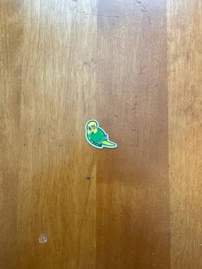 BotM Sticker Club - 5/24 (Budgerigar) - Chibi