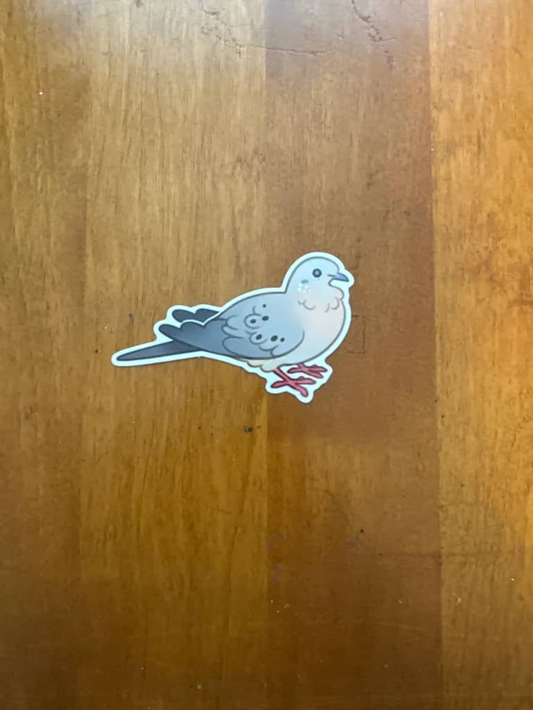 BotM Sticker Club - 8/23 (Mourning Dove) - Full