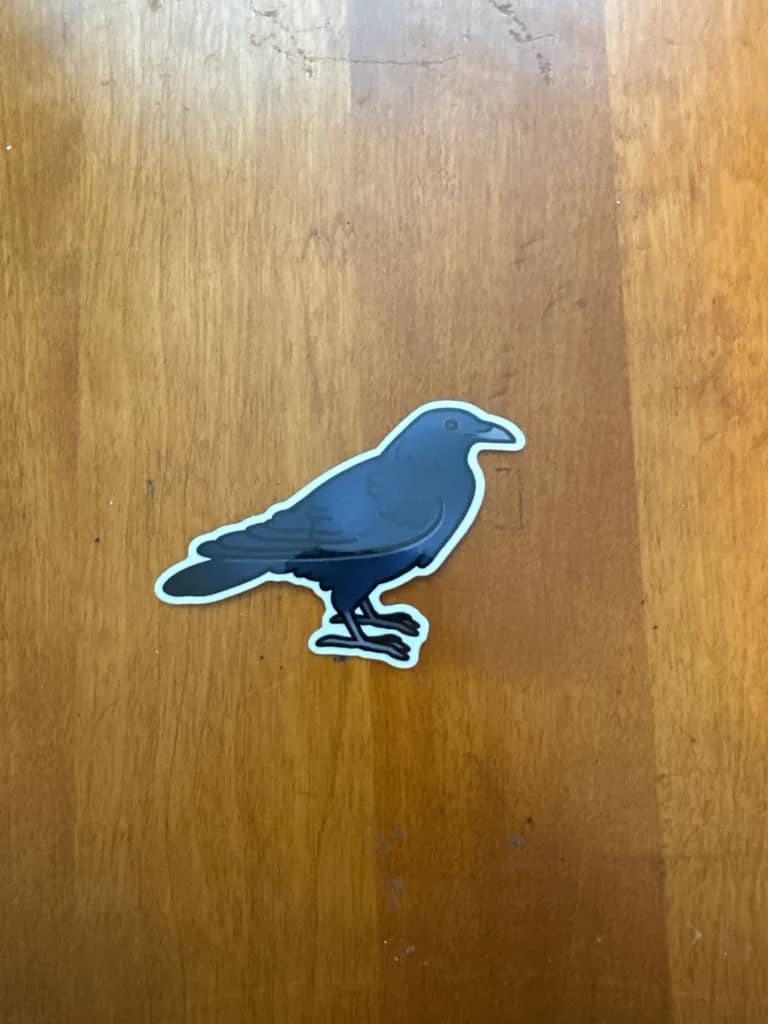 BotM Sticker Club - 10/23 (Common Raven) - Full