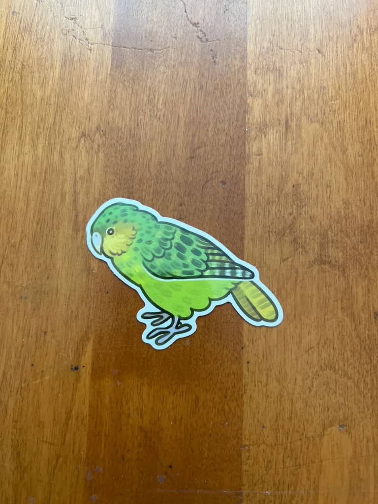 BotM Sticker Club - 6/23 (Kakapo) - Full