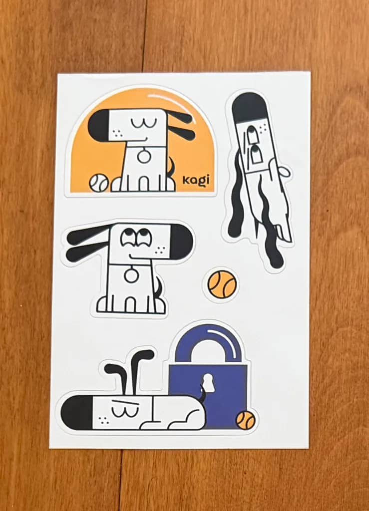 Kagi Sticker Sheet #1