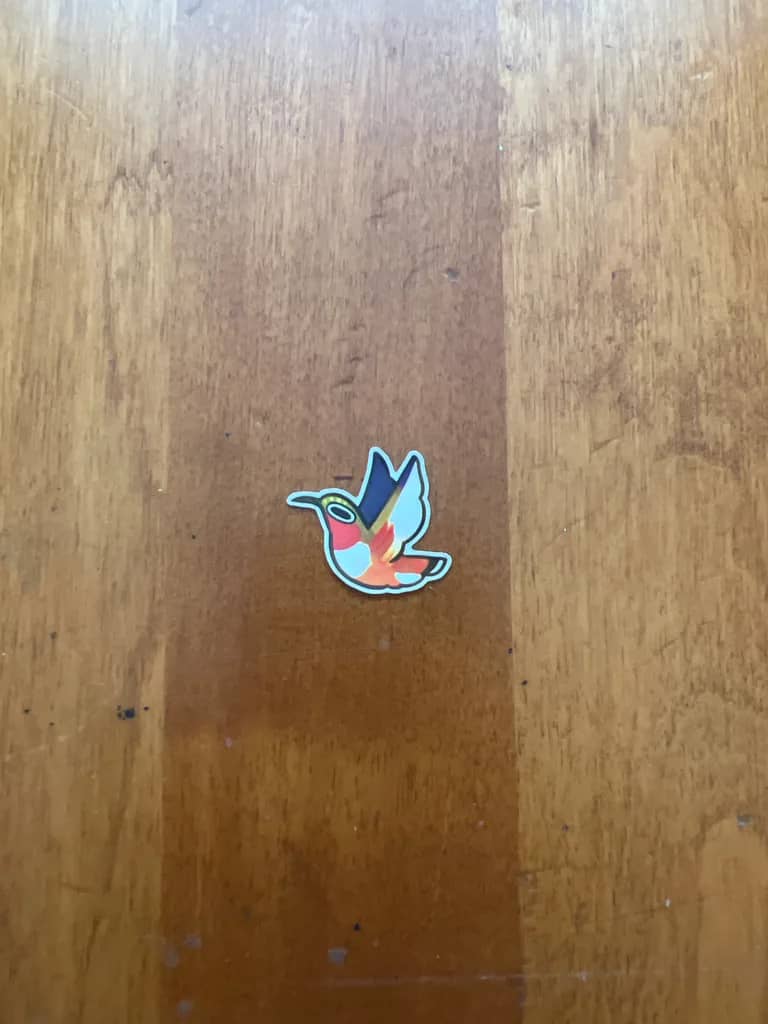 BotM Sticker Club - 5/23 (Allen’s Hummingbird) - Chibi