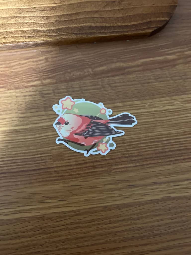 Space Birb - Pink Headed Warbler