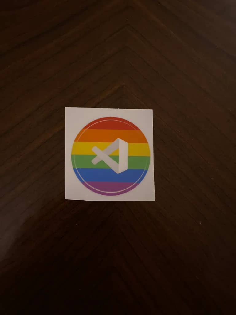 VS Code - Rainbow Logo