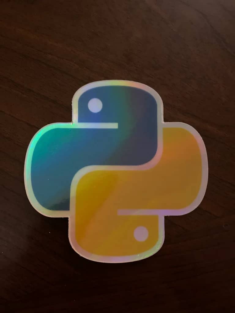 Holographic Python Logo