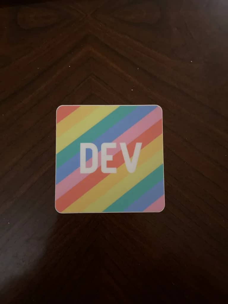 dev.to - Rainbow Square