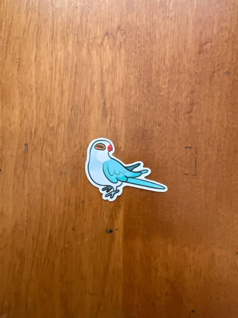BotM Sticker Club - 3/23 (Princess Parrot) - Chibi